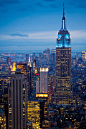 ~~Empire State Building By Night ~ NYC, New York by Inge Johnsson~~