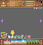 Interface for flash game "Beloved Pets" by *Pykodelbi on deviantART
