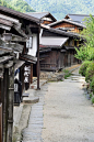 Tsumago-juku, Nagano, Japan 妻籠宿  - This reminds me of Mechanic St in New Hope in the 50's and 60's