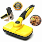 Amazon.com: Pet Hair Fur Vacuum Cleaner QuickGrowth Cat Dog Shed Grooming Brush Comb Vacuum Cleaner Trimmer: Home Improvement
