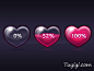 Glass-hearts ICON图标设计