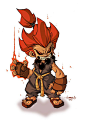 Akuma :: Chibi Commish by Red-J.deviantart.com on @deviantART