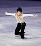 Yuzuru Hanyu of Japan performs during the figure skating exhibition gala at the Pyeongchang Winter Olympics in Gangneung South Korea on Feb 25 2018...