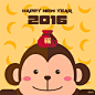 HAPPY NEW YEAR 2016, YEAR OF MONKEY : Happy new year, 2016.