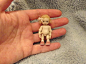 Miniature handmade MINI BABY GIRL TODDLER ooak DOLLHOUSE ART DOLL HOUSE BJD