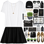 A fashion look from May 2014 featuring T By Alexander Wang t-shirts, Alexander McQueen mini skirts and Jeffrey Campbell flats. Browse and shop related looks.