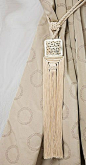 Tiebacks, Tassels, Moroccan tiebacks, Moroccan tassels,Curtain tieback: 