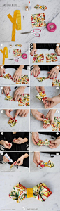 #DIY创意#Diy百褶新郎领结，找一个合适的颜色，来搭配你的婚礼吧！http://www.lovewith.me/share/detail/all/28318#领结#
