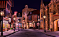 General 2560x1600 architecture building house street night lamp street light church old building