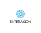 EnterAxion软件标志 软件 应用程序 EA字母 E字母 六边形 蓝色 商标设计  图标 图形 标志 logo 国外 外国 国内 品牌 设计 创意 欣赏