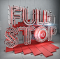 Fullstop : 3D Typography