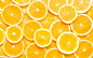 橙片，水果宏觀攝影 桌布 - 2560x1600