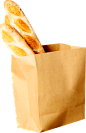 面包 纸袋  PNG素材