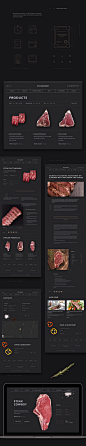 Steak Shop. High Quality Steaks on Behance