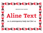 Aline Text Family | Font