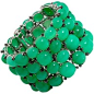 Sidney Garber Chrysoprase High Prase Cuff