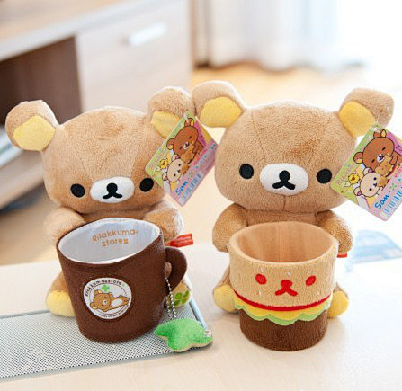 Rilakkuma轻松小熊熊咖啡杯-饼干...