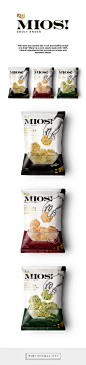 MIOS! adult snacks by Enric Aguilera. Source: Behance. #SFields99 #packaging #design #inspiration #branding #snacks: 