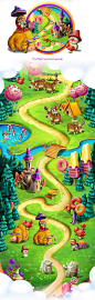 Bits of Sweets: Map : Make a journey to a magical Candy Land cramfull with gingerbread houses and trees of sweet cotton wool with the young and enchanting brother and sister. Help main characters, to feed poor kids by collecting bits of sweets in a wonder