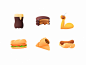  muscle sandwich illustration icon gradient empanada choripan emoji milanesa food mate alfajor fernet