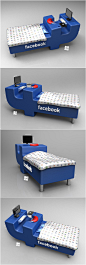 Facebook概念床Fbed

FACEBOOK，这个全球最大的社交网络巨头的魅力势不可挡，有人设计了Facebook概念手机，Facebook概念雪糕。克罗地亚设计师Tomislav Zvonarić更绝，他设计了一款Facebook概念床Fbed。整个床的造型是按照FACEBOOK最为人熟知的标志所设计。

我个人觉得，这款概念产品除了外形有个性之外，似乎也没多大的实际用处。这不各路英雄好汉都纷纷发表自己的意见：

资深宅男就纷纷表示：“我hold不住了，赶快把床造出来，在这里，我们上不了FACEB
