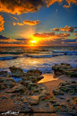 Beach Sunrise Carlin Park, Florida, USA  (by Captain Kimo)
