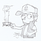 Gravity Falls Dipper Pines by Banzchan