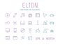 Elton icon set