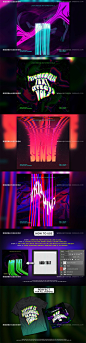 潮流酸性扭曲朋克故障失真液化模糊海报动感文字体效果PS样机素材-淘宝网
