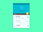 Alarm Material UI : didn't have enough time to make a more detailed animation. Just a little practice on Material Design and animation. Anyway I hope you like it.
Feedbacks are extremely appreiated!