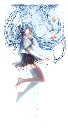 羔小咩采集到初音未来