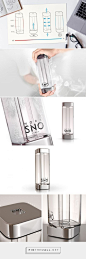 Twist it for ice cold drink! Norr Sno packaging design concept by OPUS B - http://www.packagingoftheworld.com/2018/01/norr-sno.html