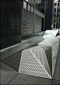 A considerably more attractive solution to grates you have to put outside your building.