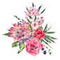 底纹玫瑰水彩花卉花朵月季化妆品包装JPG图片设计格式素材 (7)