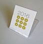 2016 Modern Desk Calendar