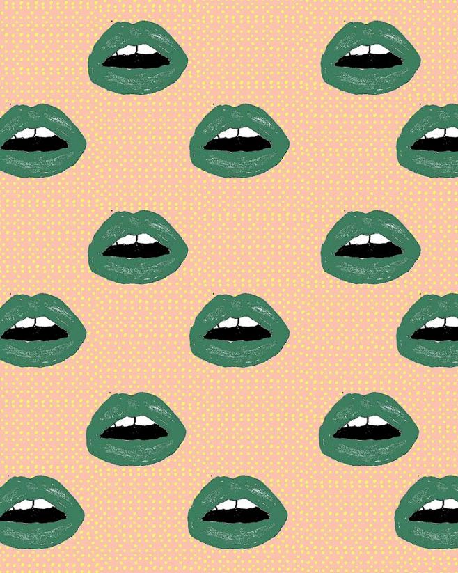 PATTERN Pop Art Lips