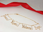 personalized name necklace Wire Jewelry