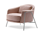 Fabric armchair KEPI | Armchair by Saba Italia