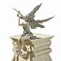 Amazon.com: Fairy of the West Wind Sitting Statue: Patio, Lawn & Garden