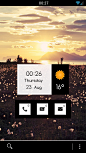 日落Android的主屏幕D_vink - MyColorscreen