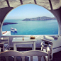 希腊圣托里尼岛，海景。珍惜每一天的眼前美景。
