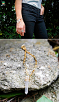 手工DIY制作漂亮的水晶吊坠 手链的图片教程