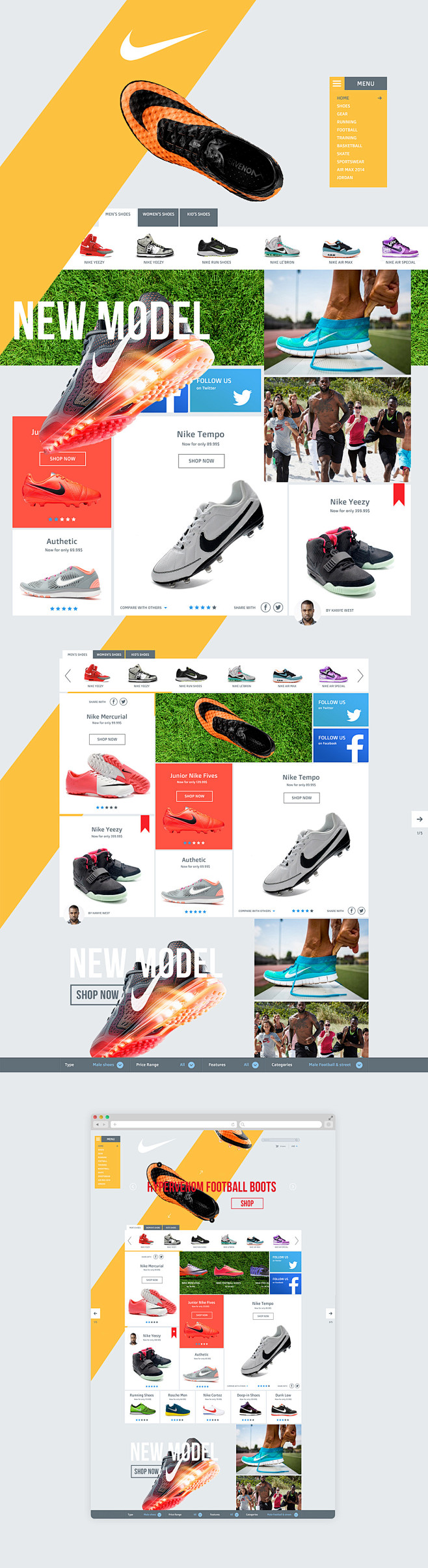 Nike Shop Redesign b...