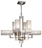 Fine Art Lamps 733840-2ST Perspectives Silver Leaf 8 Light Chandelier contemporary-chandeliers