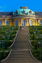 ღღ Sanssouci Palace, Sanssouci Park (a UNESCO World Heritage site), Potsdam, Germany | Blaine Harrington III