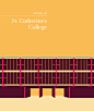 不朽的思想：北欧知名建筑事务所代表作的“高饱和度色彩插图”设计,St. Catherine's College, Oxford. Image Courtesy of Expedia Denmark, Sweden, Norway and Finland
