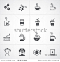 coffee icons set vector 正版图片在线交易平台 - 海洛创意（HelloRF） - 站酷旗下品牌 - Shutterstock中国独家合作伙伴