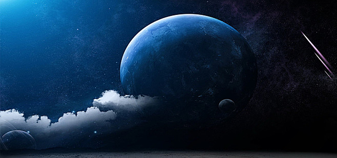 宇宙,地球,云,科幻,海报banner,...