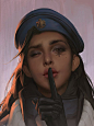 Ana Amari Portrait - https://chome.artstation.com/: