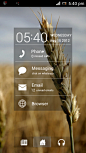 玻璃小麦Android的主屏幕ksitentho - MyColorscreen